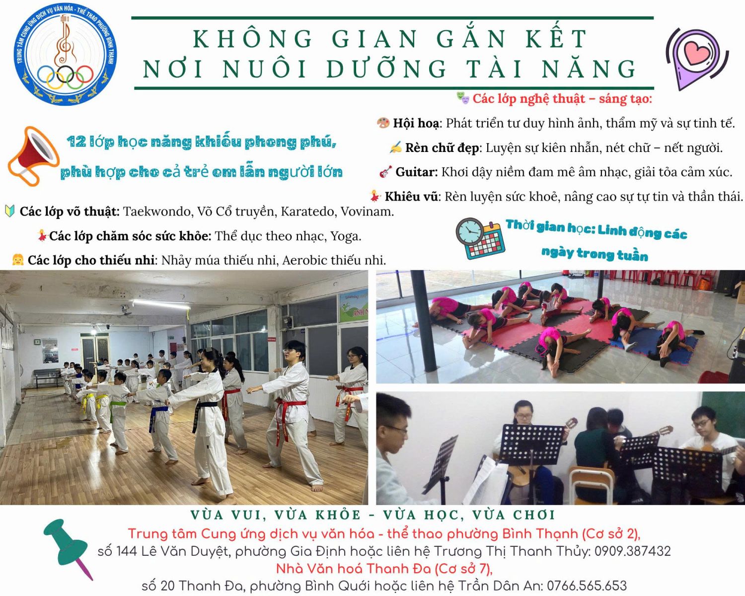 Không gian gắn kết - Nơi nuôi dưỡng tài năng